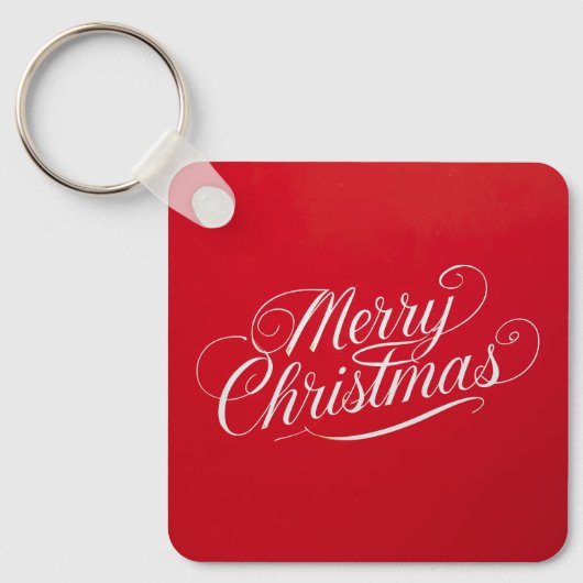 Happy New Year Merry Christmas Holiday Season キーホルダー (正面)