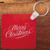Happy New Year Merry Christmas Holiday Season キーホルダー (裏面)