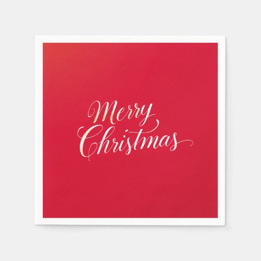 Happy New Year Merry Christmas Holiday Season スタンダードカクテルナプキン (正面)