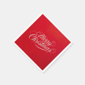 Happy New Year Merry Christmas Holiday Season スタンダードカクテルナプキン (角)