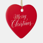 Happy New Year Merry Christmas Holiday Season セラミックオーナメント (右)