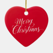 Happy New Year Merry Christmas Holiday Season セラミックオーナメント (裏面)