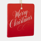 Happy New Year Merry Christmas Holiday Season セラミックオーナメント (右)