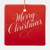 Happy New Year Merry Christmas Holiday Season セラミックオーナメント (裏面)