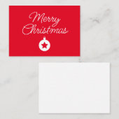 Happy New Year Merry Christmas Holiday Season ノートカード (正面/裏面)