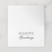 Happy New Year Merry Christmas Holiday Season プレイスカード (外部開封)