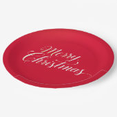 Happy New Year Merry Christmas Holiday Season ペーパープレート (アングル)