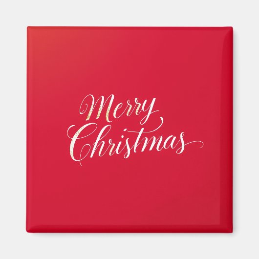 Happy New Year Merry Christmas Holiday Season マグネット (正面)