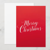 Happy New Year Merry Christmas Holiday Season Card (正面/裏面)