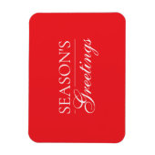 Happy New Year Merry Christmas Holiday Season Card マグネット (縦)