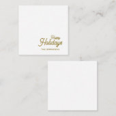 Happy New Year Merry Christmas Seasonal Family ノートカード (正面/裏面)