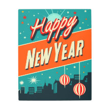 Happy New Year Mid-Century Modern