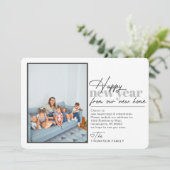 Happy New Year Moving Announcement写真 シーズンカード (スタンド正面)