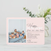 Happy New Year Moving Announcement赤面写真 シーズンカード (スタンド正面)