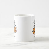 Happy New Year Mug Personalized Family Name custom コーヒーマグカップ (中央)