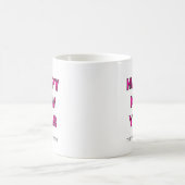 Happy New Year Mug Personalized Family Name custom コーヒーマグカップ (中央)