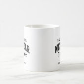 Happy New Year Mug Personalized Family Name custom コーヒーマグカップ (中央)