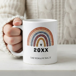 Happy New Year Mug Personalized Family Name custom コーヒーマグカップ