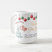 Happy New Year Mug – Premium Celebration design コーヒーマグカップ (正面左)