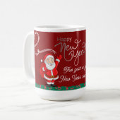 Happy New Year Mug – Premium Celebration Design コーヒーマグカップ (正面左)