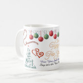 Happy New Year Mug – Premium Celebration Design コーヒーマグカップ (正面左)