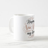 Happy New Year My Love Coffee Mug コーヒーマグカップ (正面左)