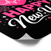 Happy New Year Nurse Crew Heartbeat Medical Celebr ポスター (角)