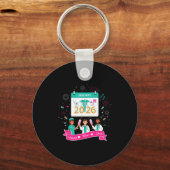 Happy New Year Nurse Shirt; Cute Medical Staff 202 キーホルダー (正面)