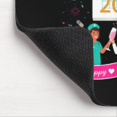 Happy New Year Nurse Shirt; Cute Medical Staff 202 マウスパッド (コーナー)