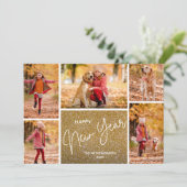 Happy New Year on金ゴールド数々の写真 シーズンカード (スタンド正面)