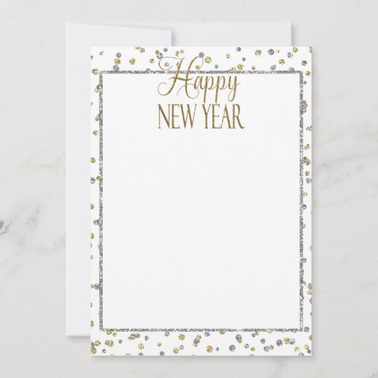 Happy New Year Owl 案内状 (裏面)