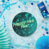 Happy New Year Paper Plate – Festive Party Tablewa ペーパープレート (パーティー)