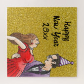 Happy New Year Party ジグソーパズル (横)