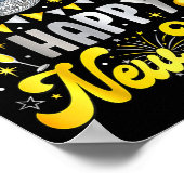 Happy New Year Party 2026 Balloon Family Matching  ポスター (角)