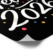 Happy New Year Party 2026 Family Matching Men Wome ポスター (角)