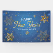 Happy New Year party backdrop  横断幕 (横)