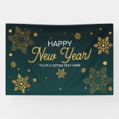Happy New Year party backdrop  横断幕 (横)