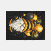 Happy New Year Party New Years Eve 2026 Gnome Love フリースブランケット (正面(横))