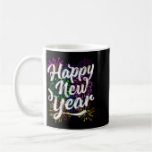 Happy New Year Party Supplies 2026 Family Matching コーヒーマグカップ (左)