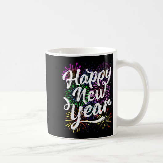 Happy New Year Party Supplies 2026 Family Matching コーヒーマグカップ (右)