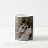 Happy New Year Personalized Family Name Photo Mug コーヒーマグカップ (中央)