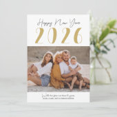 Happy New Year Photo シーズンカード (スタンド正面)