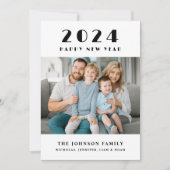 Happy New Year Photo シーズンカード (正面)