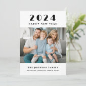 Happy New Year Photo シーズンカード (スタンド正面)