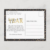 Happy New Year Photo ポストカード (裏面)