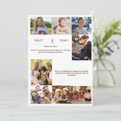 Happy New Year Photo Overall年賀状 招待状 (スタンド正面)