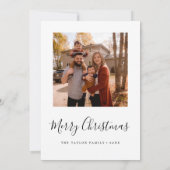 Happy New Year Photo Overall年賀状 招待状 (裏面)