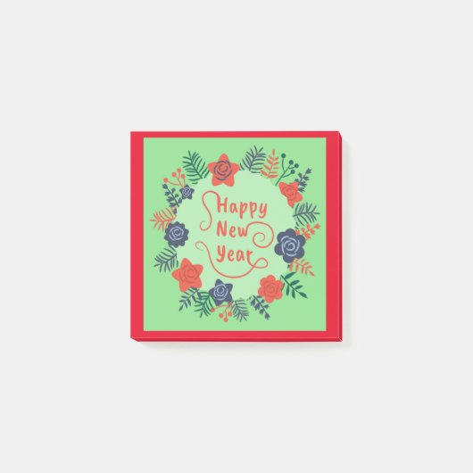 HAPPY NEW YEAR POST-IT NOTES ポストイット (正面)