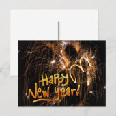 Happy New Year postcard ポストカード (正面/裏面)