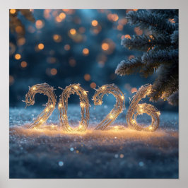 happy new year poster 2026 ポスター